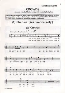 Betty Roe: Crowds (Chorus Score)