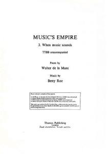 Betty Roe: When Music Sounds (Music's Empire)