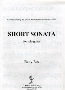 Betty Roe: Short Sonata