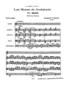 Joaquin Turina: Erato (Las Musas De Andalucia) Op.93 No.6