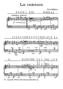 Jose Padilla: La Violetera (ed. Biok)