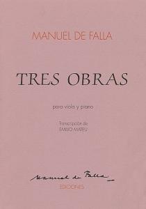 De Falla: Tres Obras Para Viola Y Piano