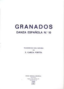 Granados Danza Espanola No.10 Melancolica (fortea) Gtr