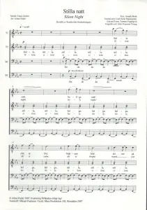 Franz Gruber: Stilla natt (TTBB)