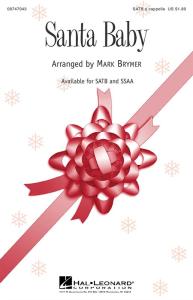 Eartha Kitt: Santa Baby - SATB A Cappella