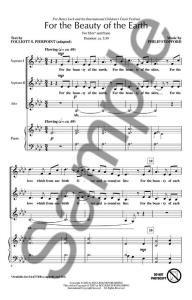 Philip Stopford: For The Beauty Of The Earth (SSA/Piano)