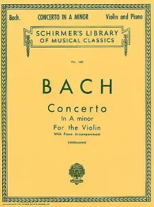 J.S Bach: Violin Concerto No.1 In A Minor BWV1041 (Violin/Piano)