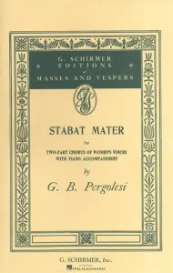Giovanni Pergolesi: Stabat Mater (2-stämmig kör, Piano)