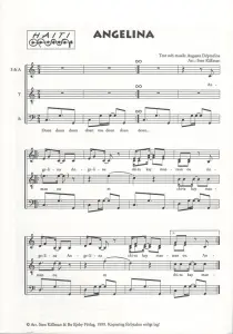 Auguste D&eacute;pradine: Angelina (SATB)