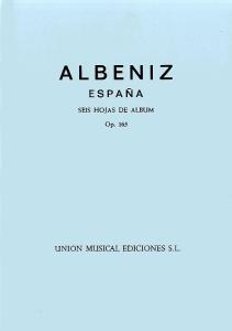 Albeniz Espana Op.165 Seis Hojas De Album Complete Piano