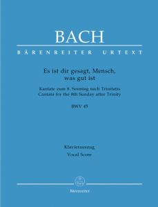 Johann Sebastian Bach: Es ist dir gesagt, Mensch, was gut ist