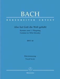 Johann Sebastian Bach: Also hat Gott die Welt geliebt (SATB, piano)