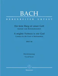Johann Sebastian Bach: A Mighty Fortress is Our God (SATB, piano)