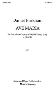 Daniel Pinkham: Ave Maria SA