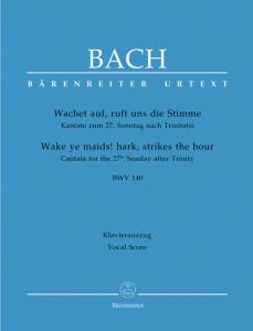 Johann Sebastian Bach: Wake ye maids! hark, strikes the hour, BWV 140 (SATB, pia