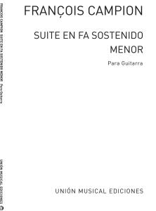 Campion: Suite En Fa Sostenido Menor (Gousse) for Guitar