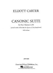 Elliott Carter: Canonic Suite (Clarinet Quartet)
