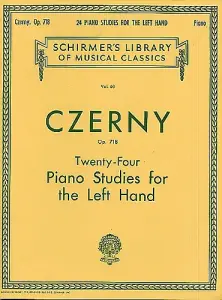 Carl Czerny: Twenty-Four Studies For The Left Hand Op.718
