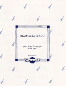 A. Blumenstengal: Viola Scale Technique - Book One