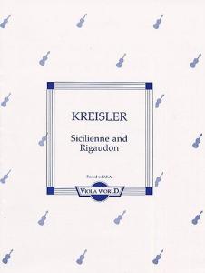 Fritz Kreisler: Sicilienne And Rigaudon (Viola/Piano)
