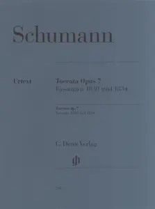 Robert Schumann: Toccata Op.7 - Versions 1830 And 1834
