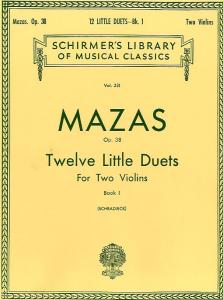Jacques F. Mazas: Twelve Little Duets Op.38 Book 1