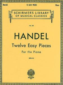 G.F. Handel: Twelve Easy Pieces For Piano
