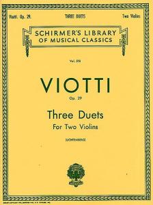 Giovanni Battista Viotti: Three Duets For Two Violins Op.29