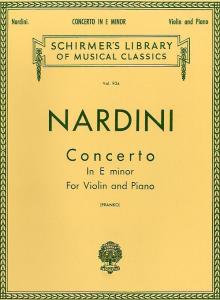 Pietro Nardini: Violin Concerto In E Minor (Violin/Piano)