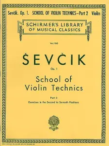 Otakar Sevcik: School Of Violin Technics Op.1 Book 2 (2nd-7th Positions)