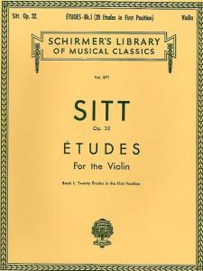 Hans Sitt: Etudes For Violin Op.32 Book 1 (First Position)