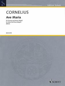 Peter Cornelius: Ave Maria (sång & piano)