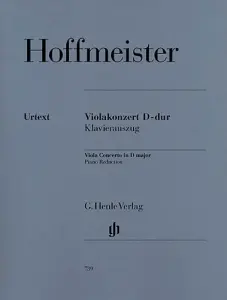 Franz Anton Hoffmeister: Viola Concerto In D (Violin och Piano)