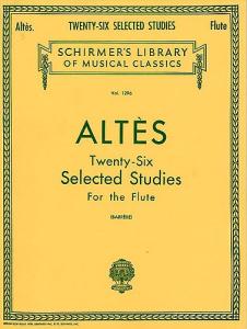 Henry Altes: 26 Selected Studies For Flute