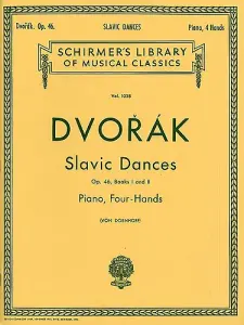Antonin Dvorak: Slavonic Dances Op.46 Books 1 And 2 (Piano Duet)