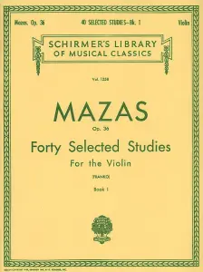 Jacques F. Mazas: Forty Selected Studies For The Violin Op.36 Book I