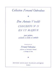 Antonio Vivaldi: Concerto N°23, En Ut Majeur