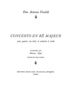 Antonio Vivaldi: Concerto En Ré Majeur