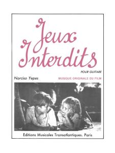 Narcisso Yepes: Jeux Interdits (Musique Du Film)