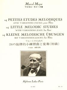 Moyse M: 24 Petites Études Mélodiques Avec Variations Flute Traversière