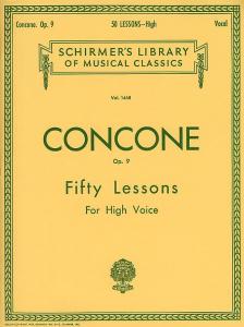 Giuseppe Concone: Fifty Lessons For High Voice Op.9