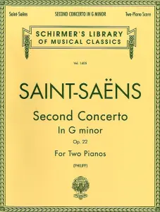 Camille Saint-Saens: Piano Concerto No.2 In G Minor Op.22 (2-Piano Score)