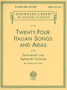 Twenty-Four Italian Songs And Arias Of The 17th And 18th Centuries - Medium Low