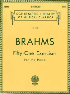 Johannes Brahms: Fifty-one Exercises For The Piano