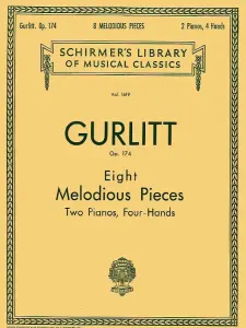 Cornelius Gurlitt: Eight Melodious Pieces Op.174 (2 Pianos)
