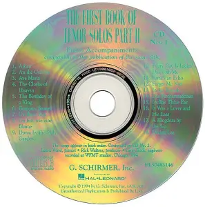 The First Book Of Tenor Solos - Part II (Two CD's)