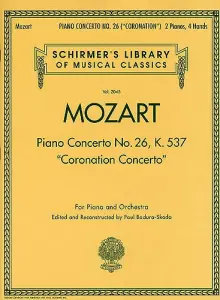 W.A Mozart: Piano Concerto No.26 In D 'Coronation' K.537 (2 Piano Score)