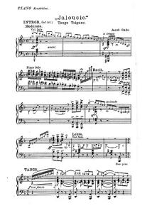 Jacob Gade: Tango Jalousie (Parts)