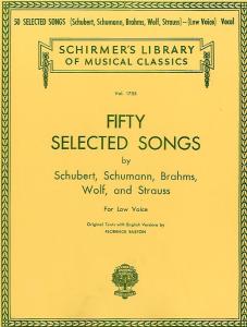 50 Selected Songs (Low Voice)