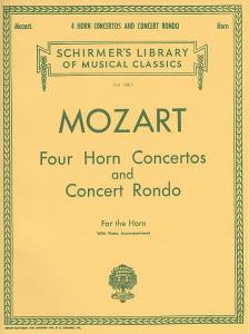 W.A. Mozart: Four Horn Concertos And Concert Rondo (Horn/Piano)